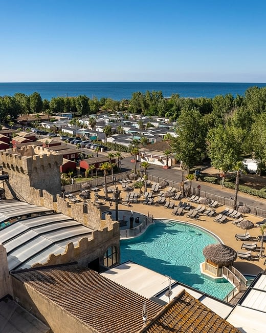 Camping Californie Plage - Le cœur de village - 