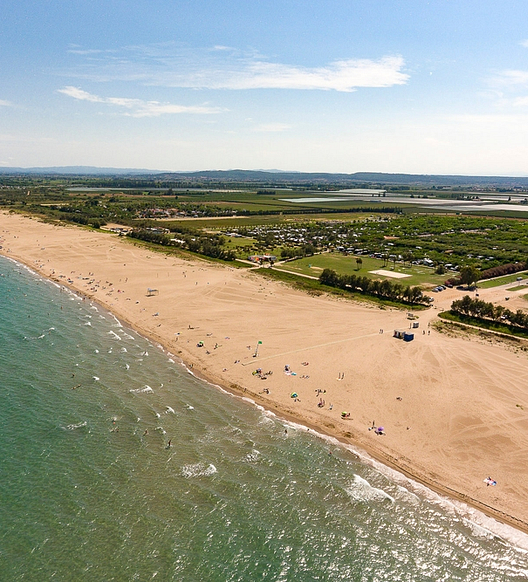 Campingplatz Amfora - Der Campingplatz  - Direkt zugänglicher Sandstrand