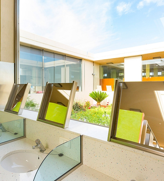 Amfora campsite - Services and shops - Interior view of a sanitary block