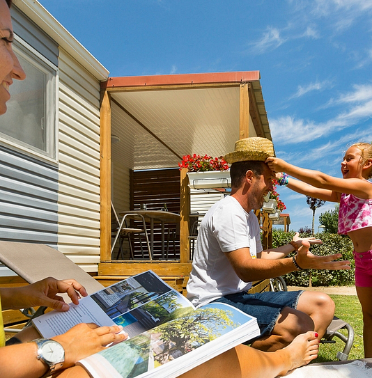 Amfora campsite - The campsite - Mobile home with all mod cons