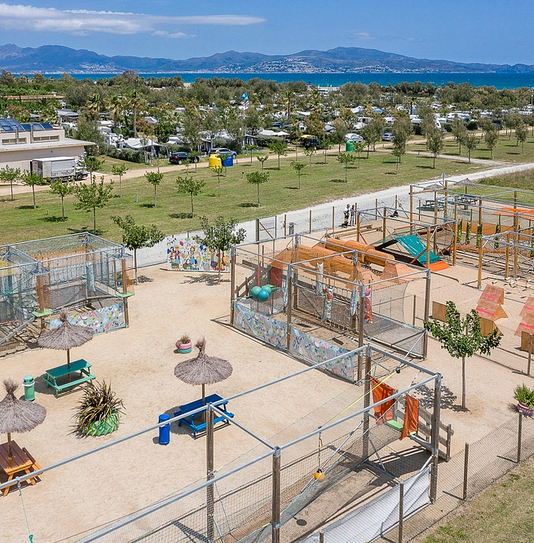 Amfora campsite - Activities and entertainment - Challenge Park, Play area with obstacle course