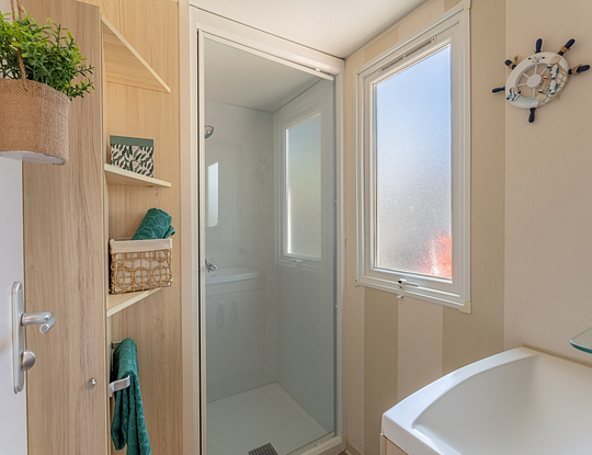 Camping Californie Plage - Accommodation - Maho Prestige mobile home - Bathroom