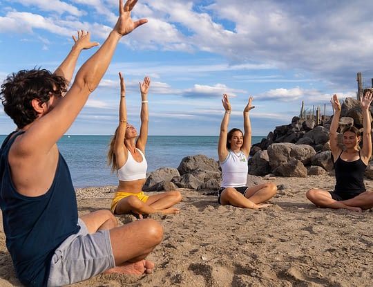 Camping Californie Plage - Galerie photo - Animations relaxation sur la plage du camping