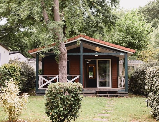 Camping Zelaia - Cottage D&eacute;tente 4 personnes - Vue de l\'h&eacute;bergement