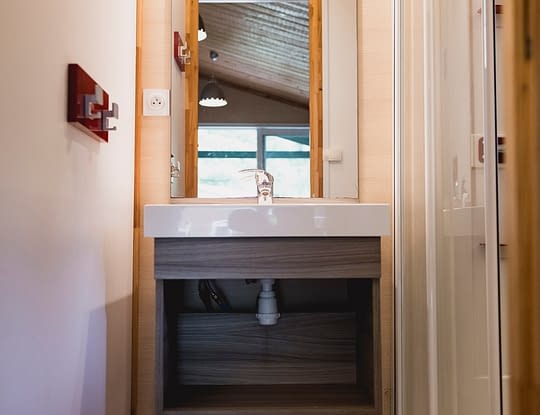Camping Zelaia - Cottage D&eacute;tente 4 personnes - Salle d\'eau