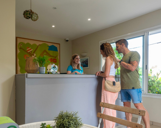 Beauregard Plage Campsite - Services and Amenities - Reception Area
