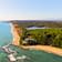 Domaine de Bagheera, Plage, vue aérienne