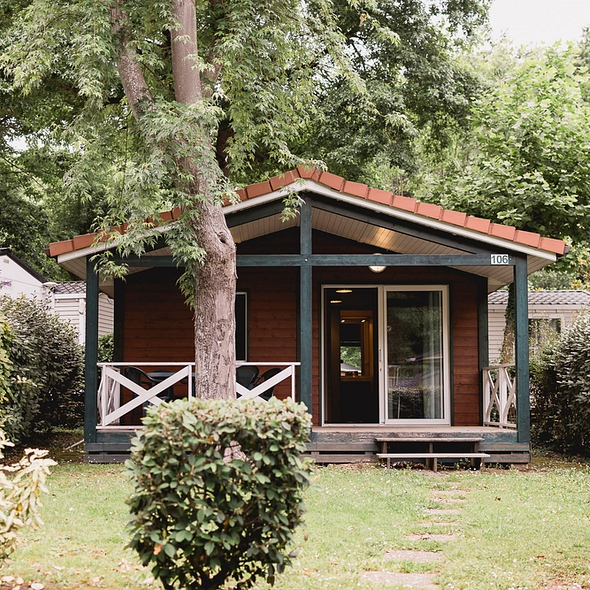 Camping Zelaia - Cottage Détente 4 personnes - Vue de l\'hébergement