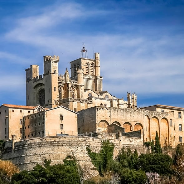 Camping Californie Plage - La région - Vue de la cathédrale Saint -Nazaire de de Beziers