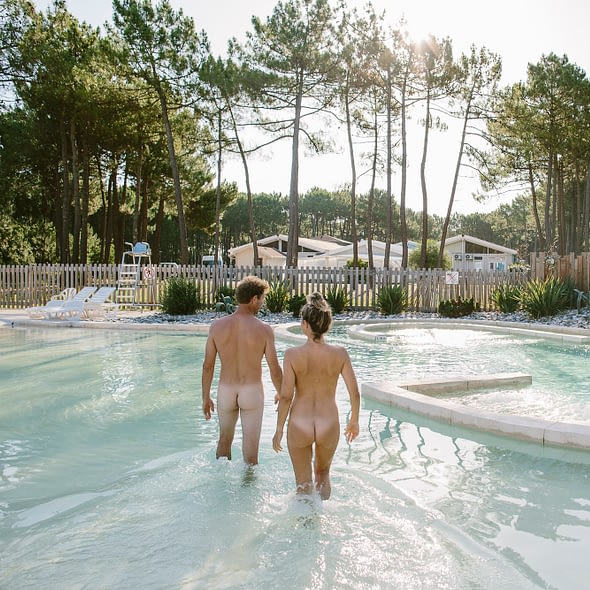 Euronat campsite - Heated outdoor swimming pool