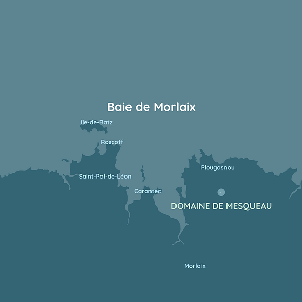 baie de morlaix map