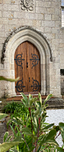 Manoir de Kerlut  - Manor façade with view of large wooden main door