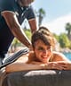 Campingplatz La Sirène - Aktivitäten und Animationen - Massage am Pool
