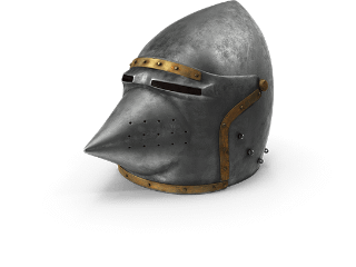 helm van een ridder